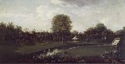 William Tomkins The Elysian Fields at Audley End,Essex,from the Tea House Bridge Sweden oil painting artist